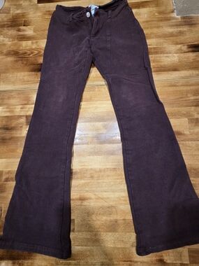 Women's Dark Brown Flared Jeans